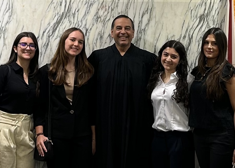Judge Carlos Guzman Welcomes Students From Our Lady of Lourdes Academy