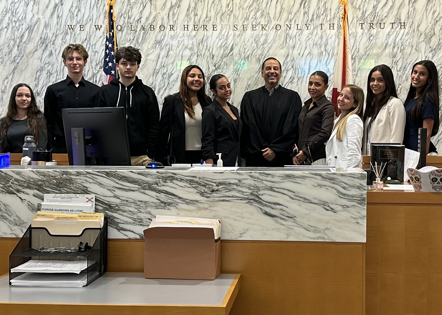 Judge Carlos Guzman Welcomes Students From Our Lady of Lourdes Academy