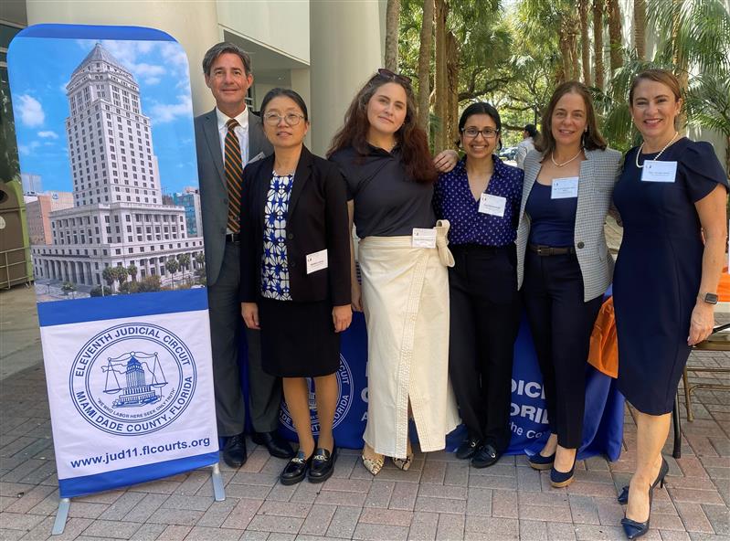 Members of #TeamJud11 Participate in the Miami Law Public Interest Informational Career Fair