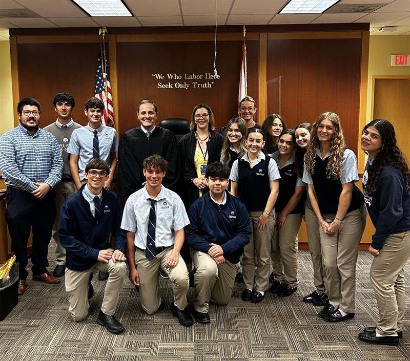 Judges Jorge Perez Santiago and Gloria Gonzalez-Meyer Welcomes Students From True North