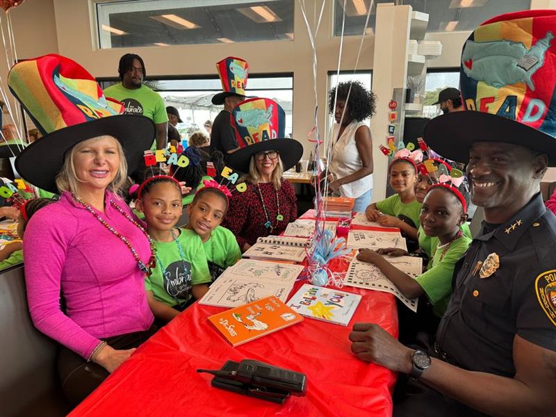 Judge Andrea Wolfson Joins the Embrace Girls Foundation for National Read Across America Day