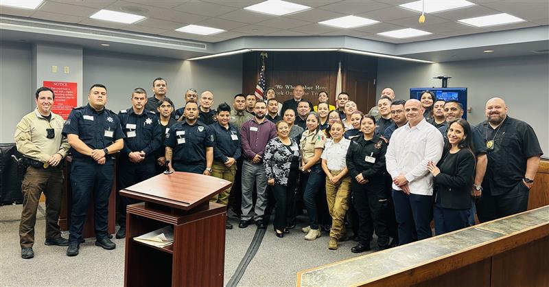 #TeamJud11 Hosts Municipal Police Officers from Mexico