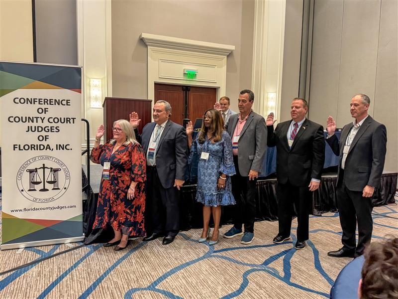#TeamJud11 Judges Re-Elected to Leadership Roles in the Conference of County Court Judges of Florida