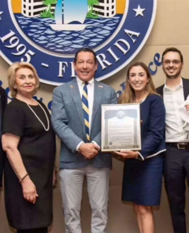 Judge Jennifer Azar Honored with Proclamation from the City of Aventura